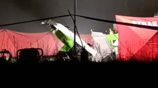 Wypadek śmigłowca w pow. starogardzkim