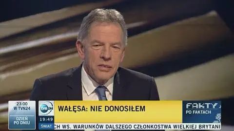 Dariusz Rosati w "Faktach po Faktach" komentował sprawę dokumentów znalezionych w domu gen. Kiszczaka