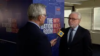 Korespondent "Faktów" TVN Marcin Wrona w rozmowie z Wolfem Blitzerem 