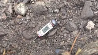 Termometr wyłączył się po wskazaniu blisko 300 stopni Celsjusza