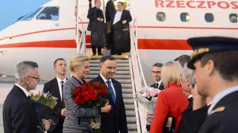 Para prezydencka przybyła niedzielę do Rzymu