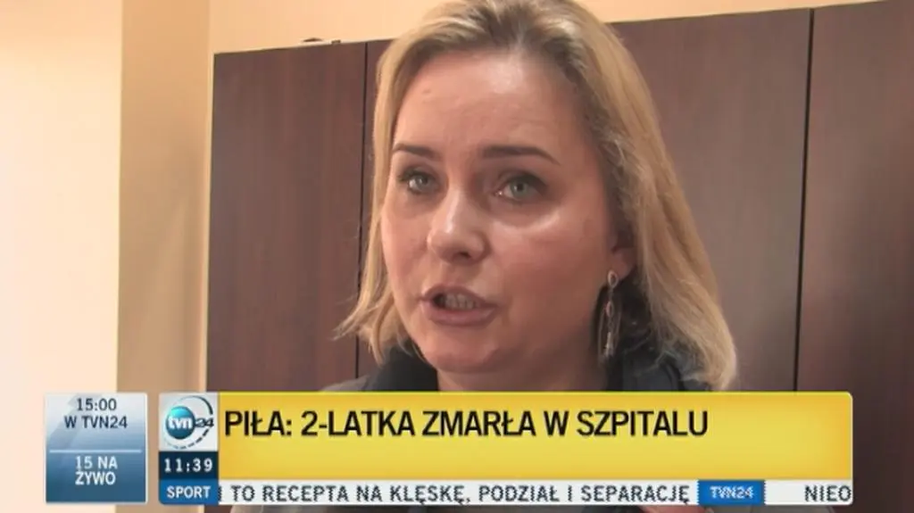 Dwulatka trafiła do szpitala z obrażeniami głowy. Nie żyje