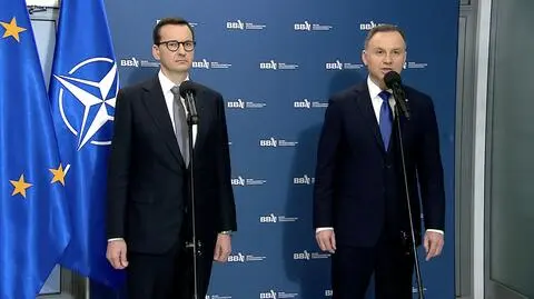 Mateusz Morawiecki i Andrzej Duda