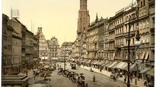 Rynek od strony Targu Łakoci - początek XX wieku