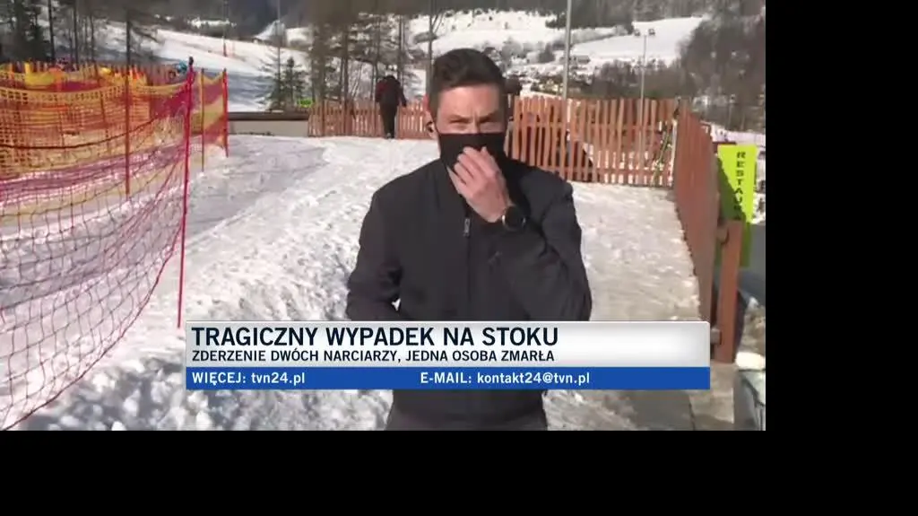 wypadek na stoku 
