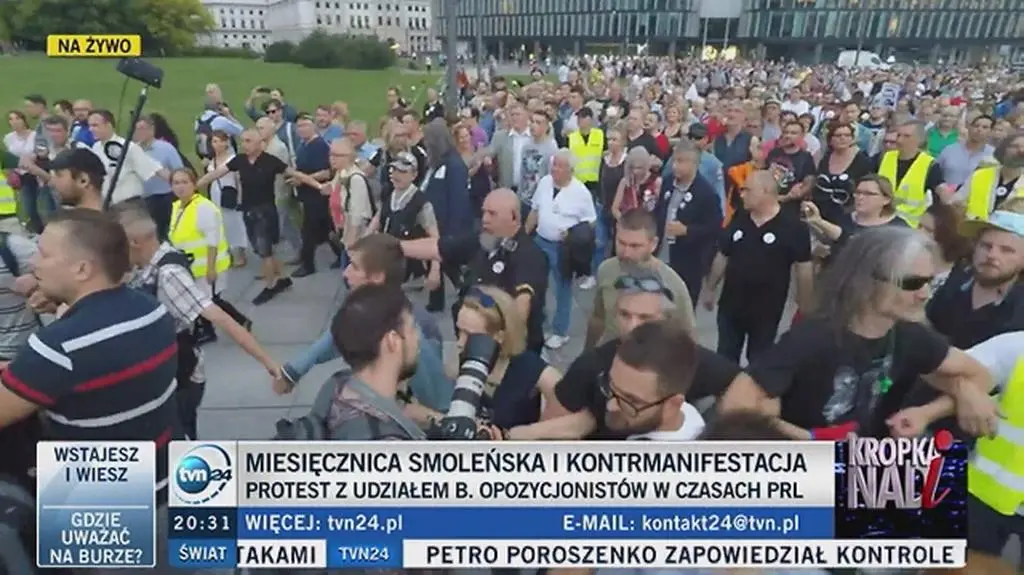 Obywatele RP zdecydowali nie blokować miesięcznicy smoleńskiej