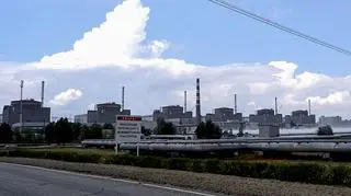 Teren elektrowni jądrowej w Zaporożu (07.08.2022)