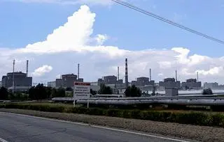 Europe's largest nuclear power plant in Zaporizhzhia, Ukraine