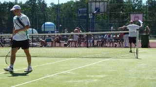 Podczas turnieju artystów w Pogorzelicy w 2011 r