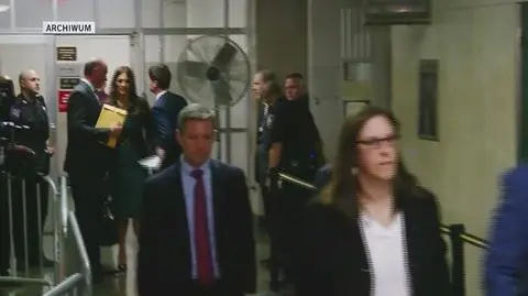 Harvey Weinstein w otoczeniu prawników w maju tego roku