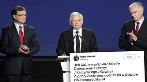 Kaczyński spotkał się z prezydentem Dudą