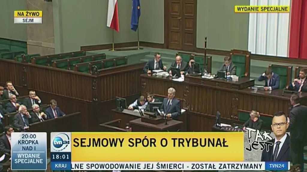 Panie marszałku czy słyszy pan jak trzeszczy kręgosłup Rzeczypospolitej