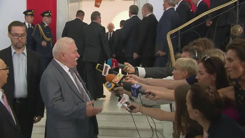 Wałęsa o orędziu Dudy