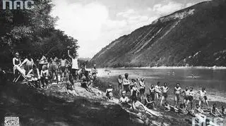 Fragment plaży nad Dniestrem, 1918-1939