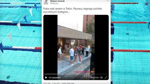 Smutek na twarzach i uściski. Pływacy żegnają się i wracają do Polski