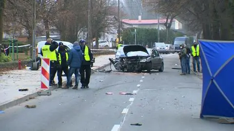 Policja: kierowca nie zatrzymał się do kontroli, zaczął uciekać i spowodował śmiertelny wypadek 