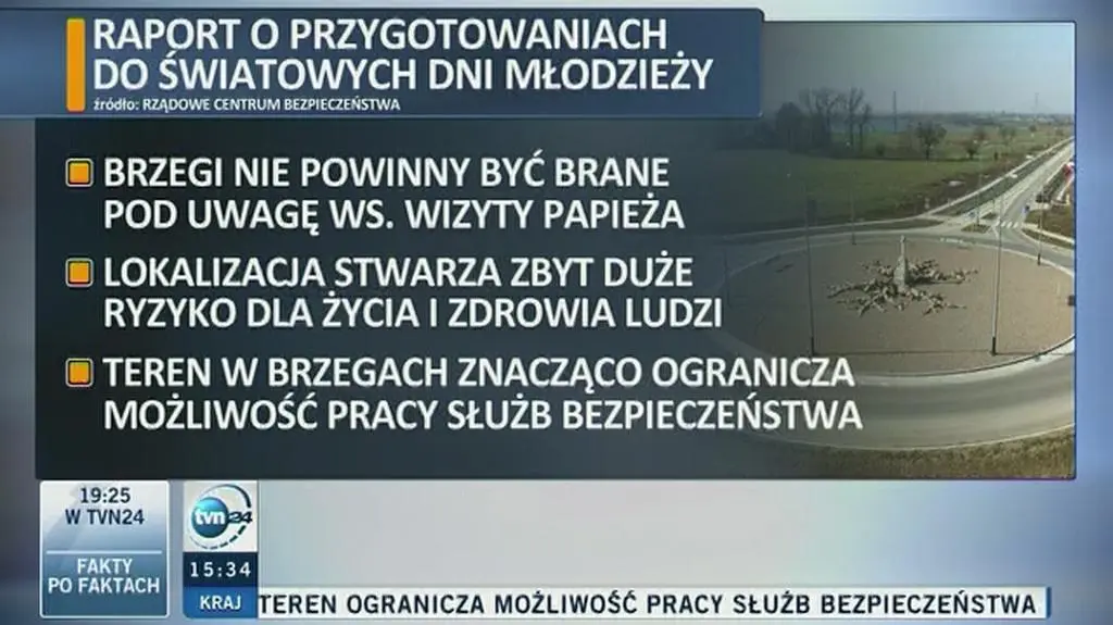 Przygotowania do Światowych Dni Młodzieży: długa lista braków