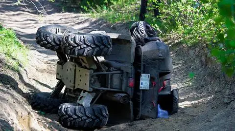 Był nietrzeźwy, wiózł syna quadem. Czterolatek został ranny