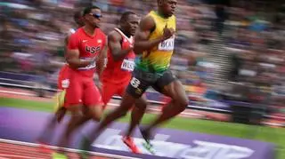 Usain Bolt podczas biegu