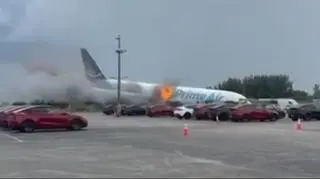 Katastrofa na lotnisku. Jest nagranie