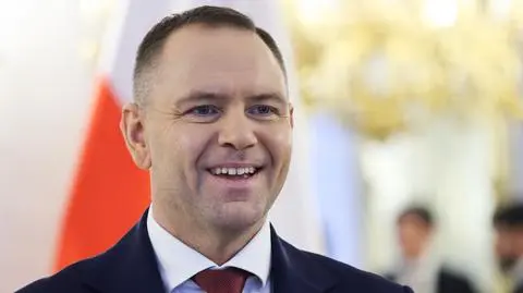 Karol Nawrocki na Zamku Praskim