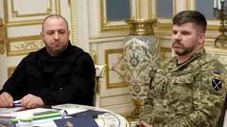 Rustem Umerow i Andrij Hnatow (zdjęcie z listopada 2025 r.)