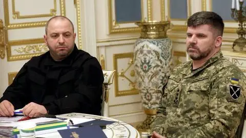 Rustem Umerow i Andrij Hnatow (zdjęcie z listopada 2025 r.)