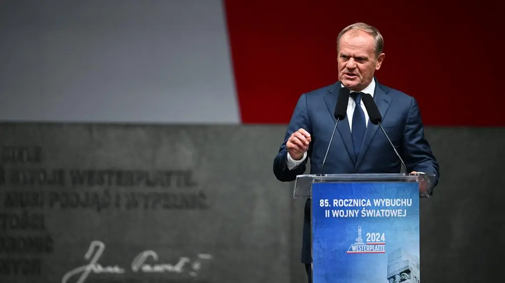 Donald Tusk na Westerplatte