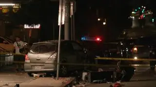 Samochód wjechał w grupę ludzi przed klubem na ulicy Santa Monica Boulevard w Los Angeles