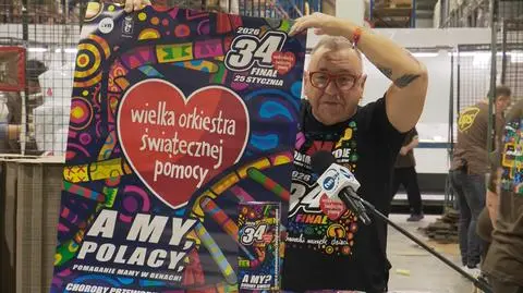 Owsiak zaprezentował nowe puszki i nowy plakat WOŚP