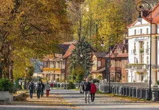 Chłodny dzień z korzystnym biometem
