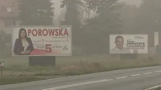 Billboardy Violetty Porowskiej i Tomasza Kostusia