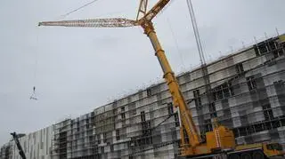 Jeden z największych dźwigów kołowych w Polsce 