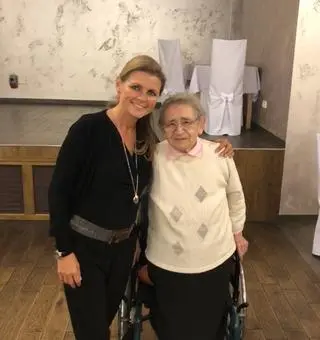 Pani Teresa wierzy, że po powrocie do zdrowia pójdzie z wnuczką na spacer