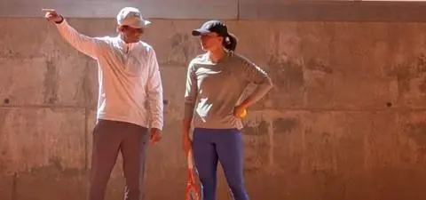 Wielki mistrz w odwiedzinach u Świątek