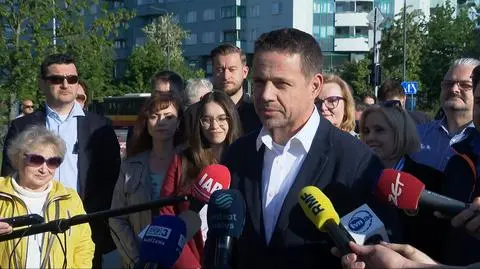 Trzaskowski mówi, o czym rozmawiał z Mentzenem przy piwie