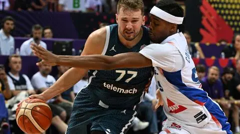 Niehonorowe zachowanie i przepychanka na koniec. Francuzi nie dali się Doncziciowi