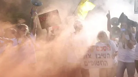 Antywojenny protest w Izraelu (2 września 2025)