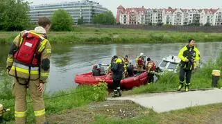 Trwa akcja służb na Warcie