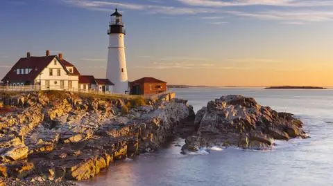 Latarnia morska Portland Head w Cape Elizabeth, Maine, USA