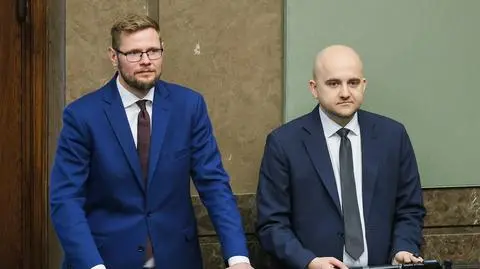 Michał Woś i Dariusz Matecki
