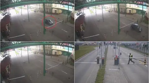 Staranował szlaban na przejściu granicznym