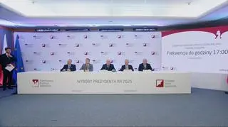 PKW podała frekwencję na godzinę 17