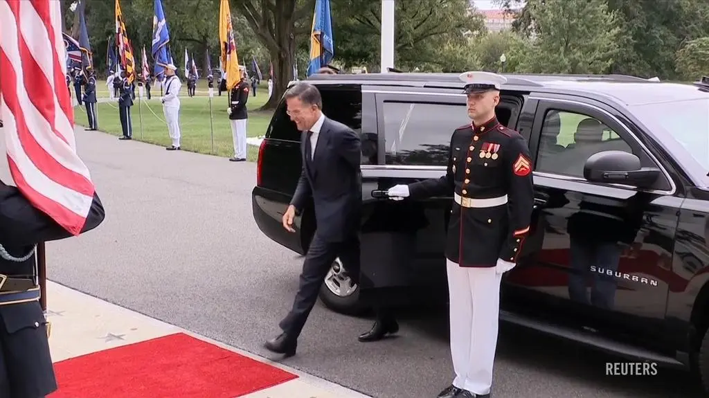 Mark Rutte przyjechał do Białego Domu