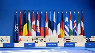 Centrum konferencyjne World Forum w Hadze dzień przed szczytem NATO