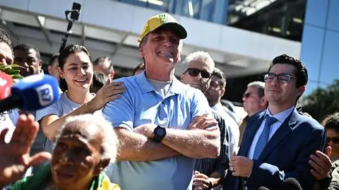 Jair Bolsonaro po wyjściu ze szpitala