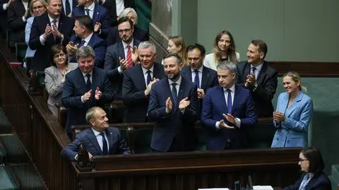 Premier po otrzymaniu wotum zaufania dla rządu