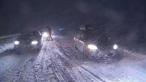 Zablokowana trasa S7