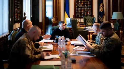 Narada Wołodymyra Zełenskiego z wojskowymi