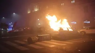 W czasie propalestyńskiego protestu w Rzymie doszło do aktów wandalizmu